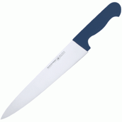 Нож поварской 26см. голубая ручка
