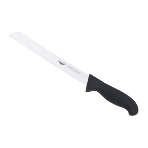 Нож для хлеба L=30см. черная ручка