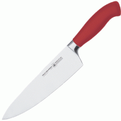Нож поварской 21см. красная ручка