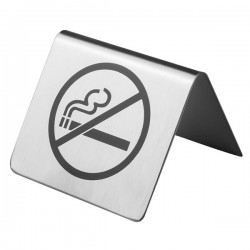 Табличка «Не курить»; нержавеющая сталь, H=45, L=60, B=60мм; 