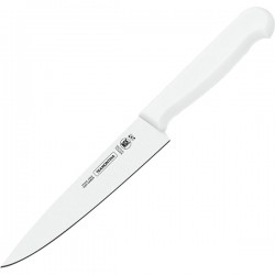 Нож для мяса; сталь нерж., пластик; L=25см; , белый