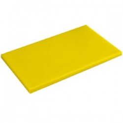 Доска раделочная, пластик; H=2, L=60, B=40см; желт.