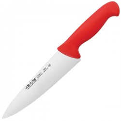 Нож поварской «2900»; сталь нерж., полипроп.; L=333/200, B=50мм; красный, 