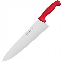 Нож поварской «Проотель»; сталь нерж., пластик; L=435/285, B=65мм; красный, 