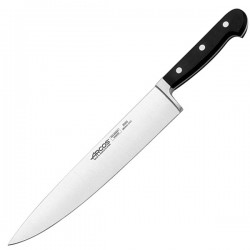 Нож поварской «Класика»; сталь нерж., полиоксиметилен; L=391/260, B=45мм; черный, 