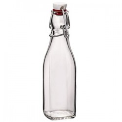 Бутылка «Свинг»; стекло, пластик; 250мл; D=64, H=192, L=50мм