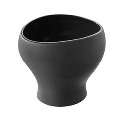 Бульонная чашка; керамика; 450мл; D=10, 3см; черный