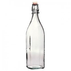 Бутылка «Свинг»; стекло, пластик; 1л; D=90, H=315, L=75, B=75мм; 