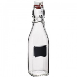 Бутылка с крышкой «Лавана»; стекло; 270мл; D=55, H=192мм; прозр. 