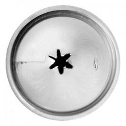 Насадка «Звезда»; нержавеющая сталь, D=22/5, H=30мм; 