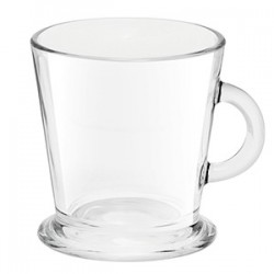 Чашка кофейная «Робаст»[2шт]; стекло; 180мл; прозр.