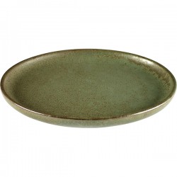 Тарелка «Серфис»; керамика; D=160, H=15мм; зелен.