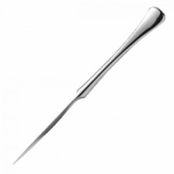 Нож столовый «Диаз»; сталь нерж.; L=240/110, B=2мм; металлич.