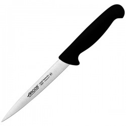 Нож для филе «2900»; сталь нерж., полипроп.; L=32/17, B=2см; черный, 