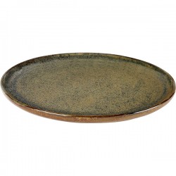Тарелка «Серфис»; керамика; D=270, H=15мм; серый