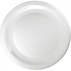 Тарелка пирожковая «Перформа»; стекло; D=155, H=15мм; белый