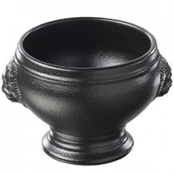 Бульон. чашка «Лион»; керамика; 450мл; D=125, H=96мм; черный
