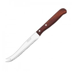 Нож барный «Аркос»; сталь, полипроп.; L=200/110, B=15мм; деревян.