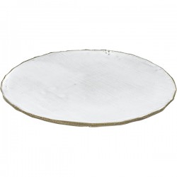 Тарелка бетон; D=280, H=35мм; белый, серый