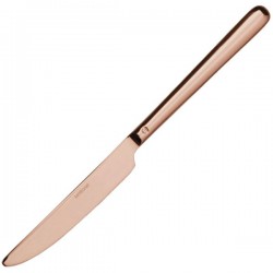 Нож столовый «Линеа»; сталь нерж.; L=23, 6см; медный