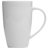 Кружка чайная «Монако»; фарфор; 285мл; D=75, L=105мм; белый