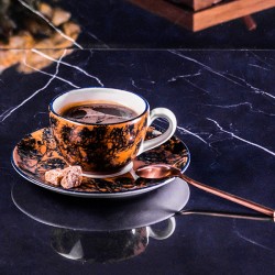Чашка чайная «Aida»; 280мл; коричневая