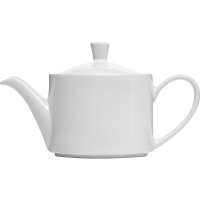 Чайник «Монако»; фарфор; 0, 85л; D=11, 5, H=10, L=27см; белый