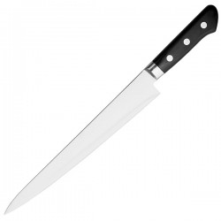 Нож кухонный «Осака» односторонняя заточк; сталь нерж., полиоксиметилен; L=370/240, B=35мм