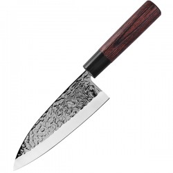 Нож кухонный «Нара» односторонняя заточк; сталь нерж., дерево; L=15см