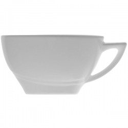Чашка чайная «Атлантис»; фарфор; 220мл; D=100, H=58, L=125, B=100мм; белый