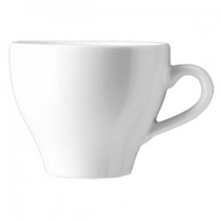 Чашка чайная «Везувио»; фарфор; 220мл; D=87, H=110, B=72мм; белый