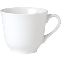 Чашка чайная «Симплисити Вайт»; фарфор; 200мл; D=85, H=80, L=105мм; белый
