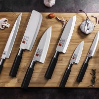 Нож кухонный для сашими «Токио» односторонняя заточк; сталь нерж., пластик; L=320/210, B=28мм