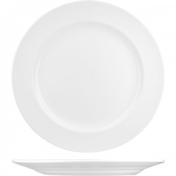 Блюдо «Монако»; фарфор; D=315, H=11мм; белый